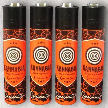 Kannabia - Clipper Feuerzeug Orange